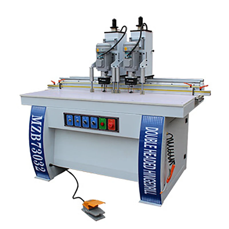 Cheap Price Small Double Head Horizontal Woodworking Drilling Vertical Hinge Hole Boring Machine