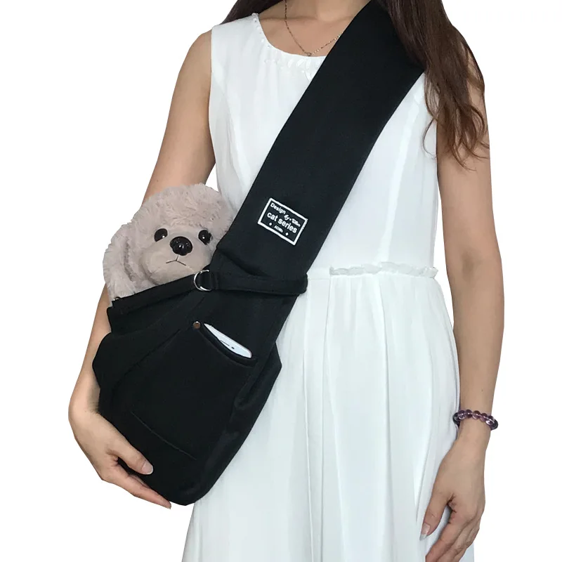 Popular Dog Bag Carry Bag Pet Sling Carrier Travel Safe Puppy Sling Bag Fashion Solid Sustainable Best Sellers in Carrier Slings