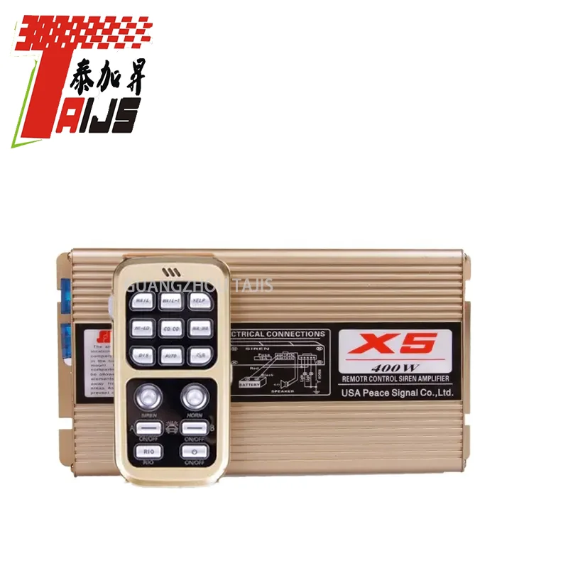 400W wireless siren car siren sirena emergency vehicle electronic ambulance firefighter siren amplifier