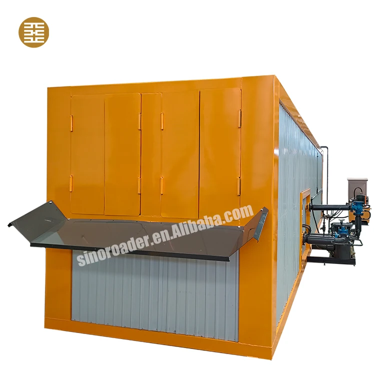 Hydraulic Bitumen melting machine 6t/8tph asphalt Decanter