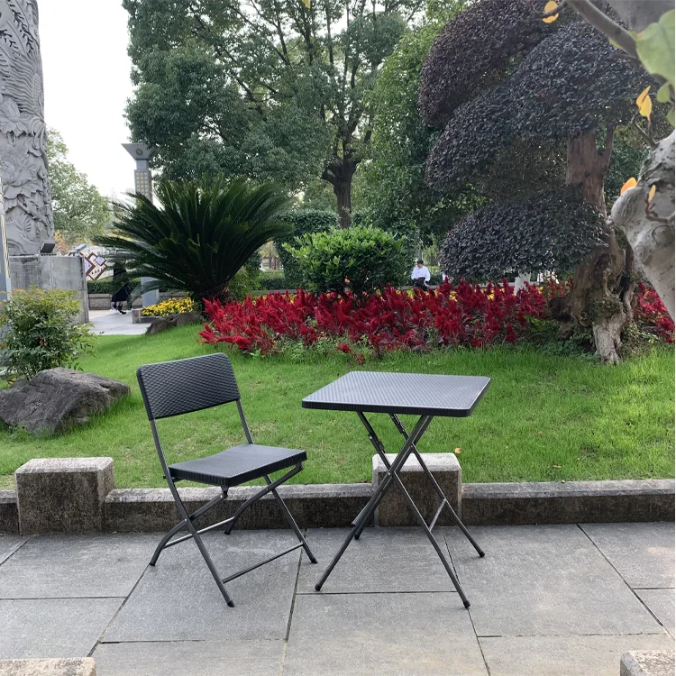 New Hot Sale Square Dining Set Garden Patio Furniture Outdoor Coffee Table And Chairs