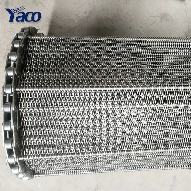 
High temperature stainless steel chain wire mesh belt conveyor belt manufacturer / Food industry farm metal Conveyor belt price 