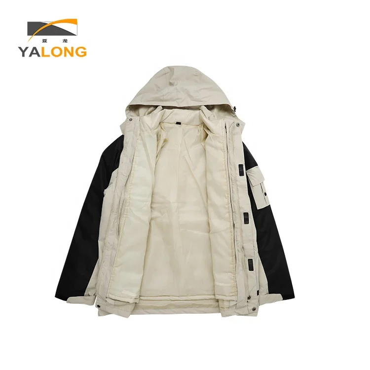 Hot sale OEM custom logo soft shell waterproof travel windproof warm jacket 3 in 1 jacket for men
