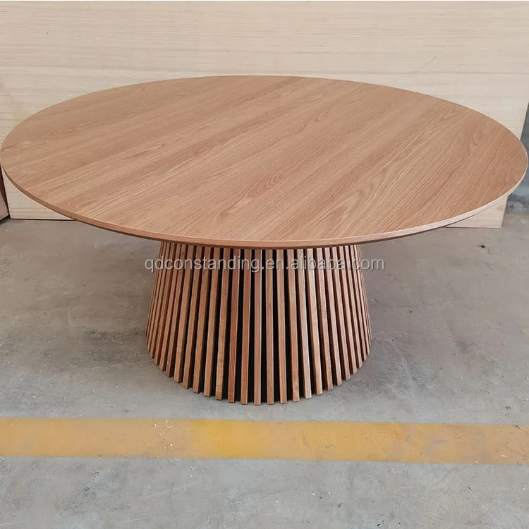 Sell high-quality good price solid wood round dining table set black wooden dining tables wood round