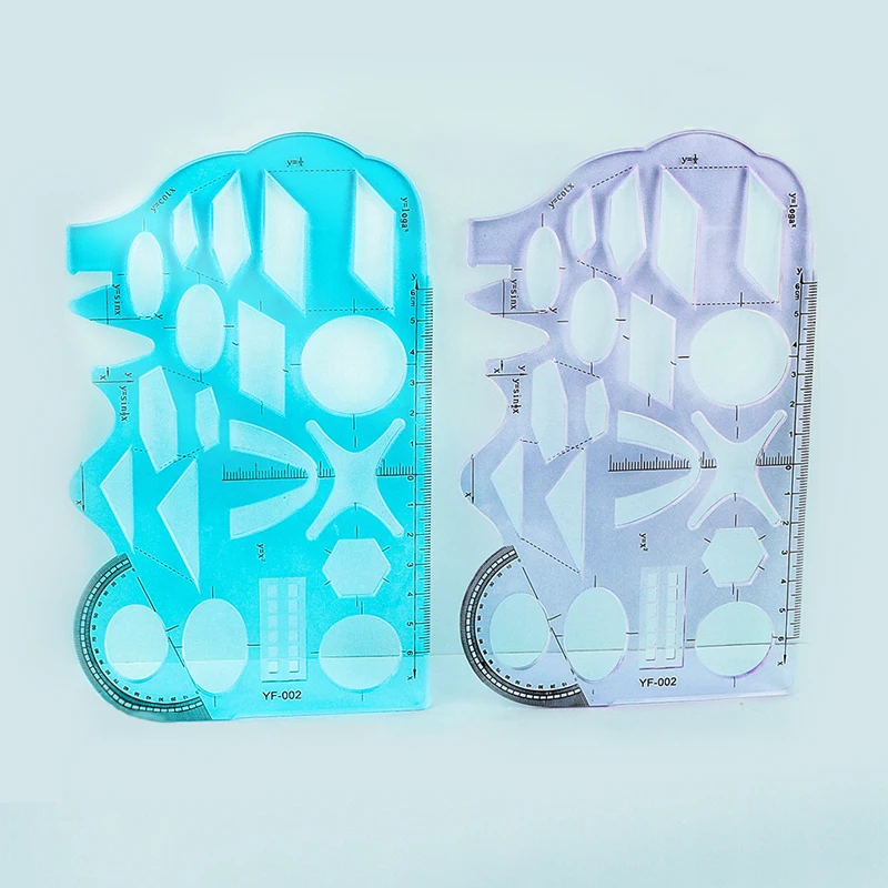 Многофункциональная Геометрическая функция графическая обучающая линейка для быстрого рисования гибкая