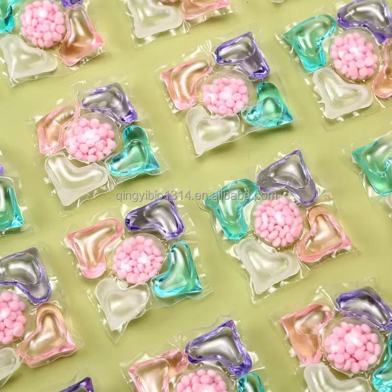 Capsules Detergent Laundry Beads Detergent Soap Scent Nature Laundry Detergent Pods 5 in 1 Washing Pods