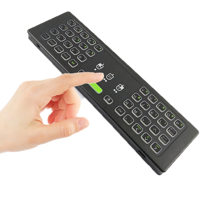 
2.4 Ghz Wireless Mini Keyboard Touchpad Air Mouse Smart IR Remote USB Learning Remote Control Android TV Box 