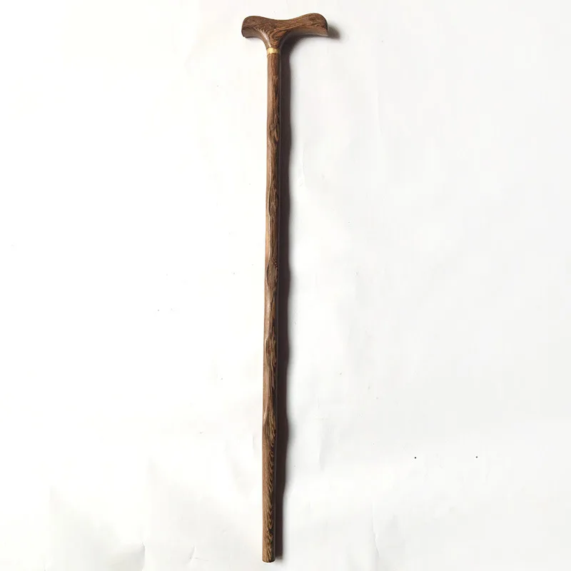 Wholesale wooden cane for old people popular handcrafted walking stick customized hardwood crutch