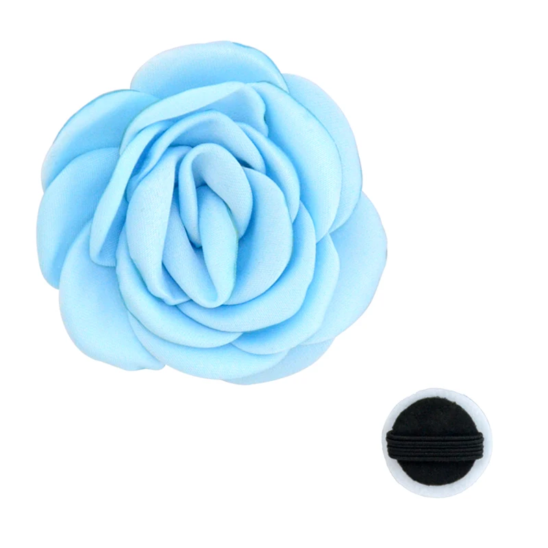 Wholesale 6cm Matt Satin Flower Burning Pet Bow Tie Flower Collars Pet Charms Flowers for Cat Puppy Collar Grooming Accessories