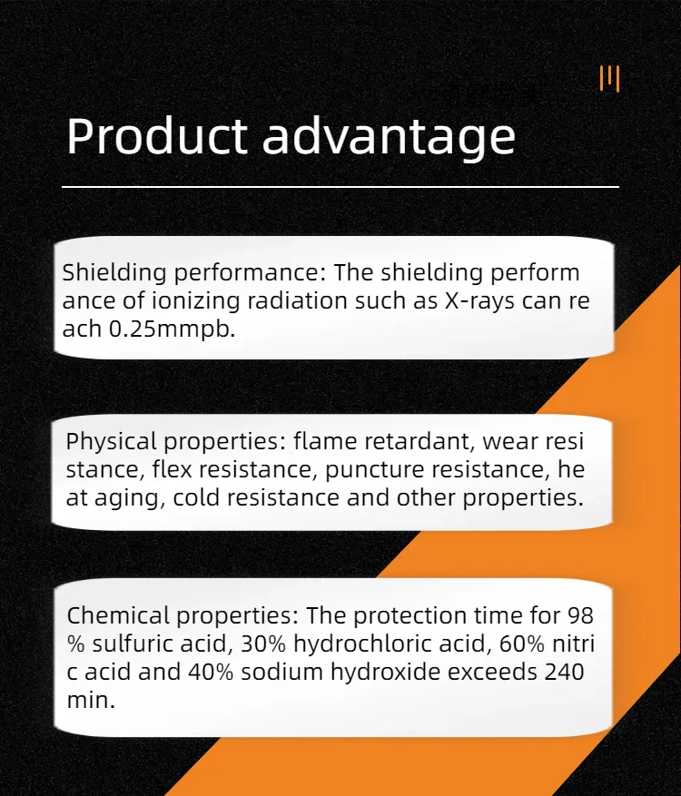 High Quality HPPE Workwear Protective Suit Nuclear and Chemical Safety Clothing with Water-Proof and Anti-Cut Features