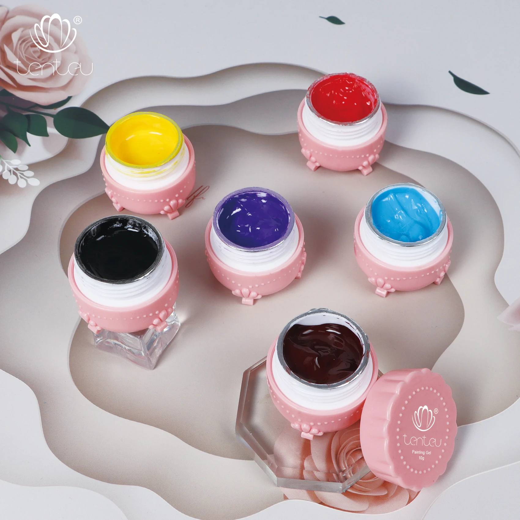 Painting Gel Free Sample Private Label LED Soak Off 12 Colors 15g color  UV Gel Nail Polish