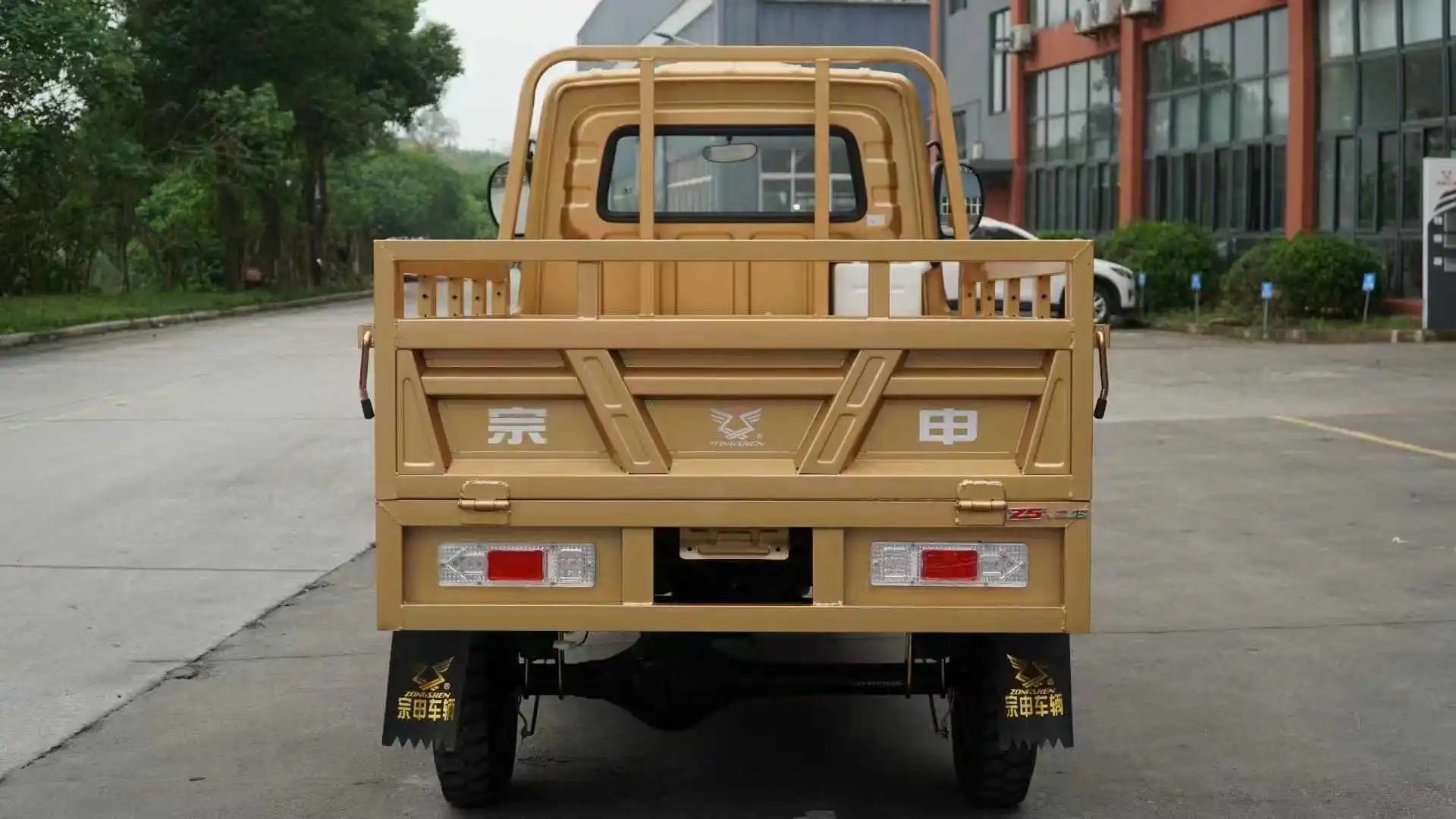 ZONSEN Gasoline 3 Wheel Cargo Motorcycles Tricycle NEW 2024 Design Gasoline Loader Scooter Petrol Diesel Vehicle Water Cooling