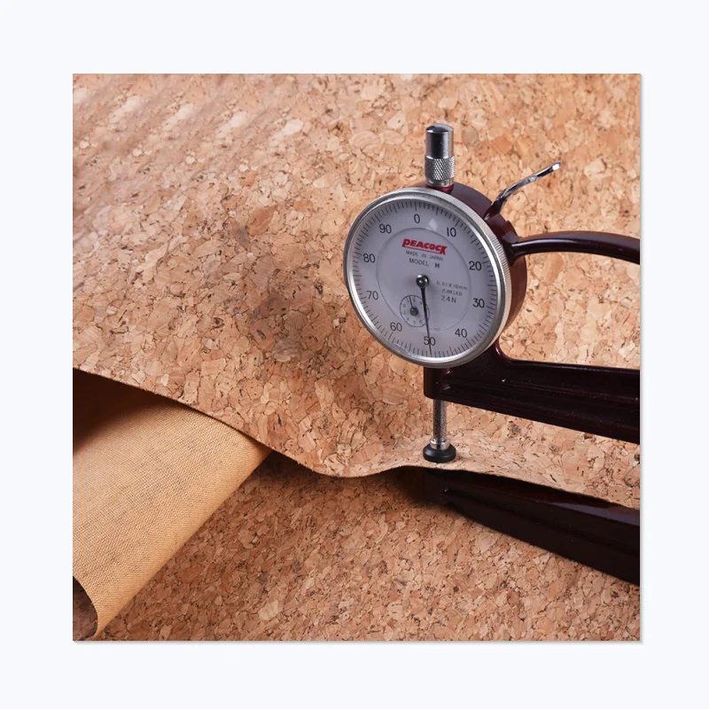 
Factory direct sales EU environmental protection natural cork leather fabric 