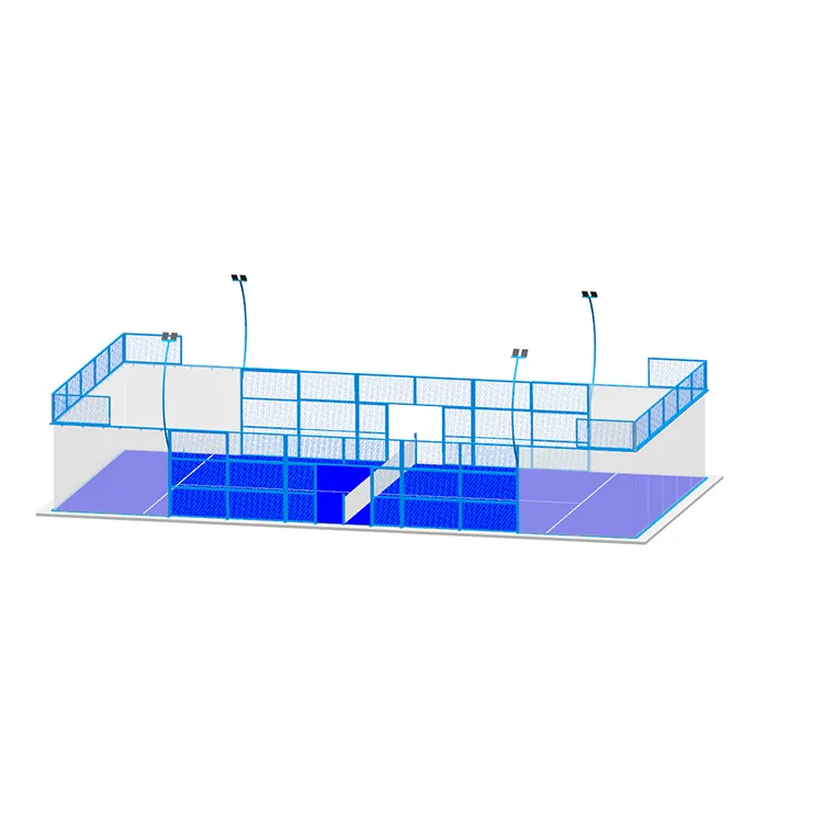 New Design Padel Court Tennis Grass Panoramic Paddle Sports Grass