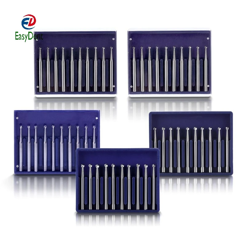 Dental FG Round Burs Drill Tungsten Dental Carbide Burs for High Speed Handpiecess Medium Dentist Tools