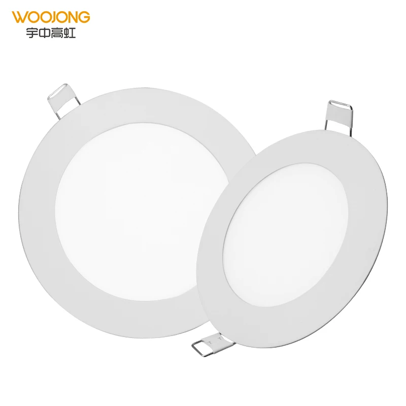 3w~24w commercial factory direct Led Panel Lights side-lit  Lamp Flat Round&Square SMD lamp with high quality indoor using