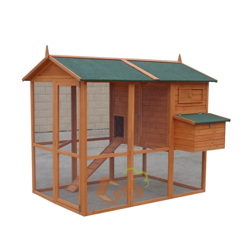 wooden Layer quail chicken cages extra large chicken coop animal house for sale