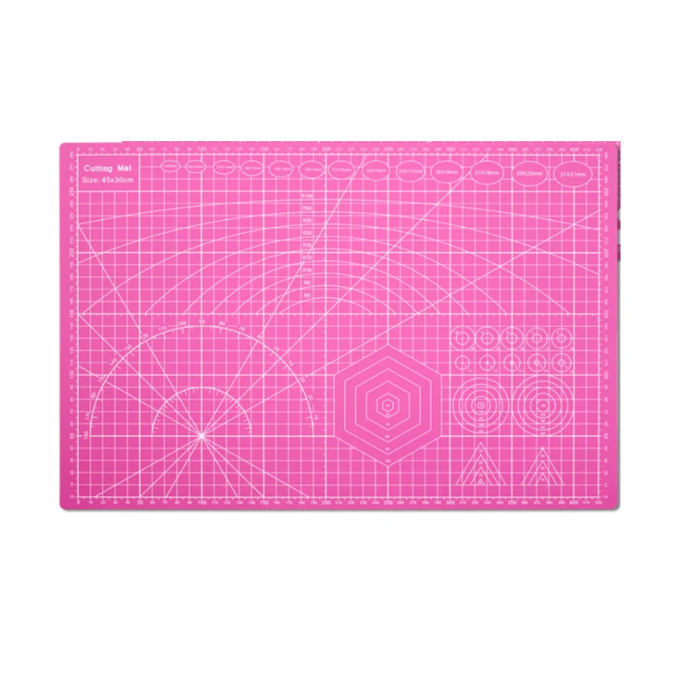 A3  Leather PVC Cutting Mat Double Side Self healing Patchwork Cutting Mat