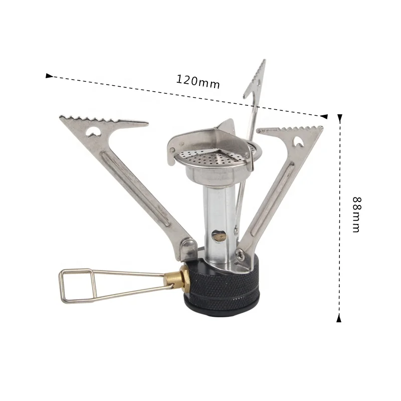 Outdoor camping stove  Portable Picnic Camping Gas Cooking Stove Portable Ultralight Burner Pocket Rocket Stove
