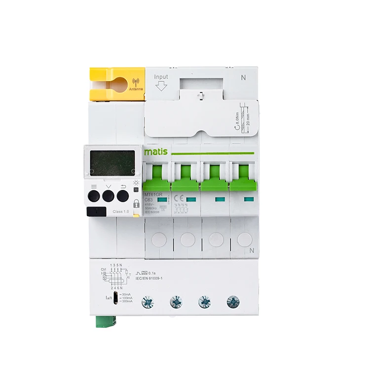 OEM CE CB Certificate 3g 4g wifi 3 phase wifi breaker solar smart  meter smart kwh meter