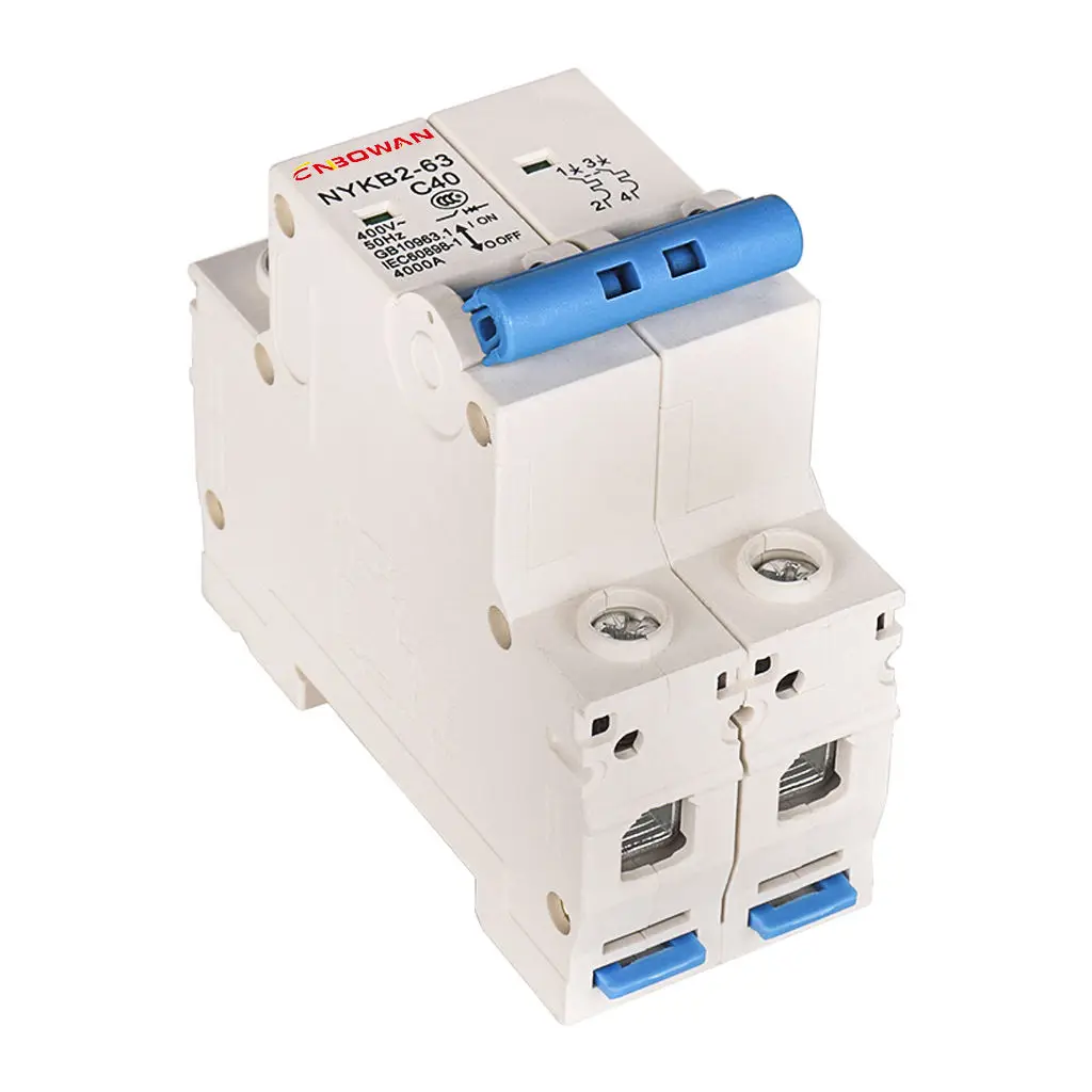 Double 12 Carnival DZ47-63 4 Pole 63a 230/400v  1p 2p 3p 4p Manufacturers Circuit BreakerMiniature Air Circuit Breaker