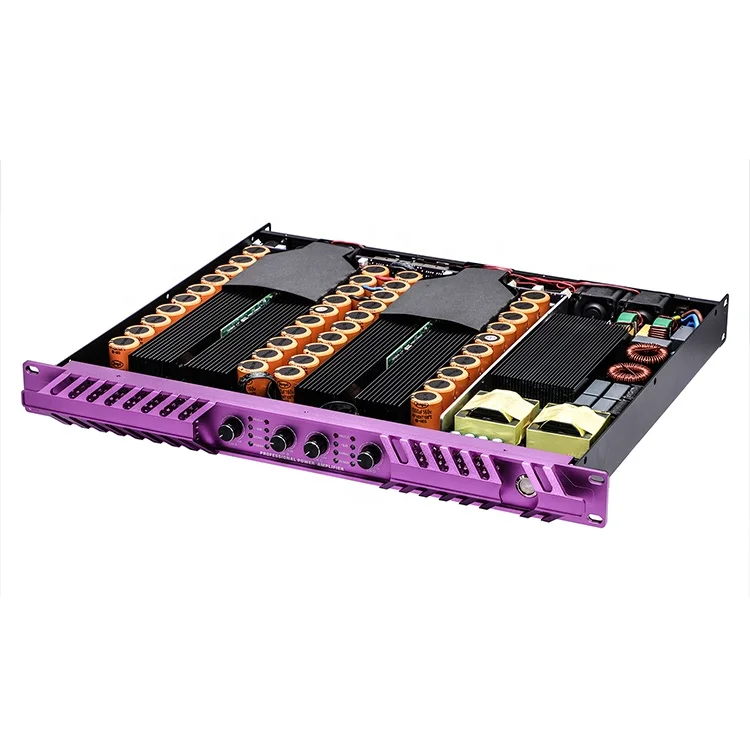 DP41800  1U big power 7200watt  class D digital  amplifier wide band power work for 110V-260V AC line array power amplifier
