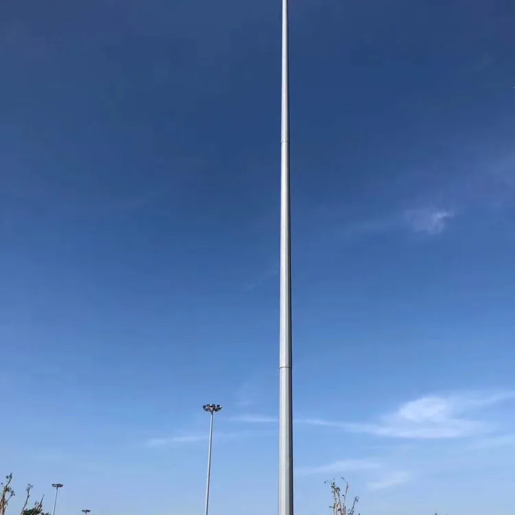 15m to 18m high mast solar street pole light for South Africa