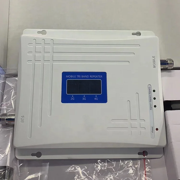  Лучшая цена 2G 3G 4G трехдиапазонный Ретранслятор с антеннами и кабелями усилитель сигнала сотового