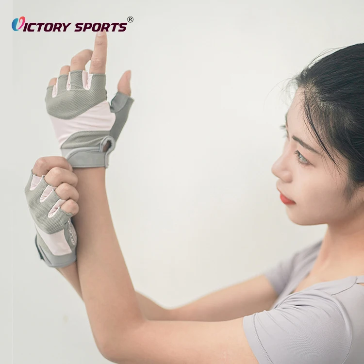 Weightlifting Fingerless Power Weight Lifting Women Men Gym Gym Sports Gloves