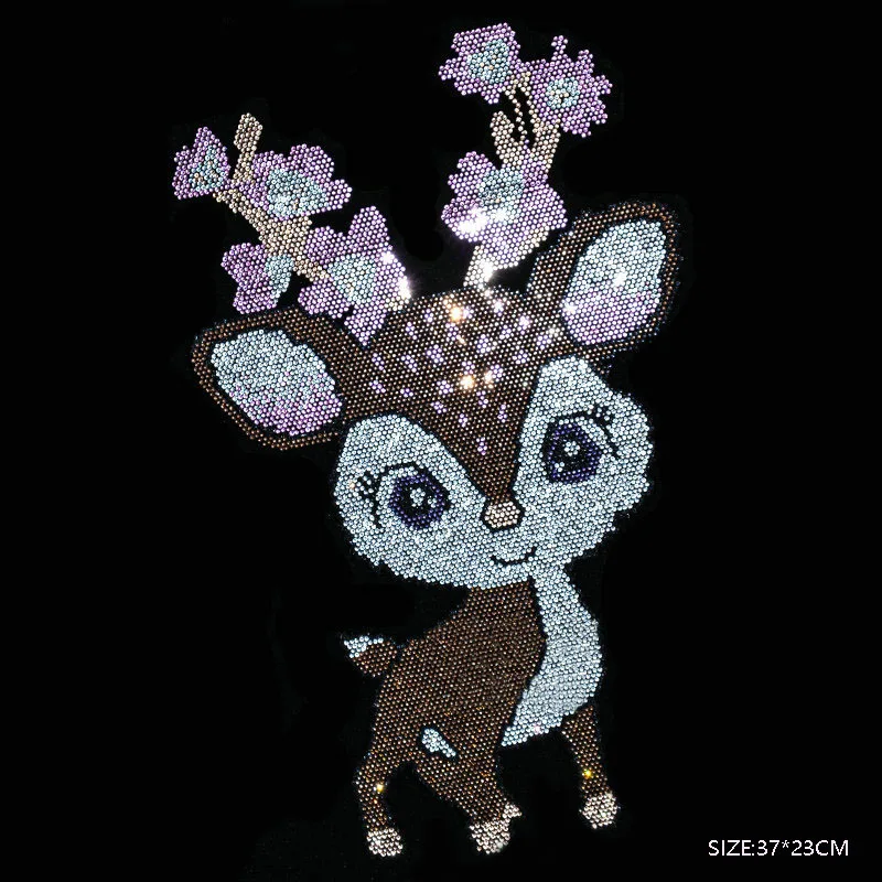 Custom OES Design Logo Motifs Made Crystal For T-Shirts Clothes Hoodie Bling Sheet Rhinestone Templates Heat Iron On Transfer