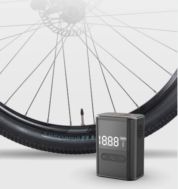 150PSI ultra small rechargeable smart bike pump electric mini bicycle air pump