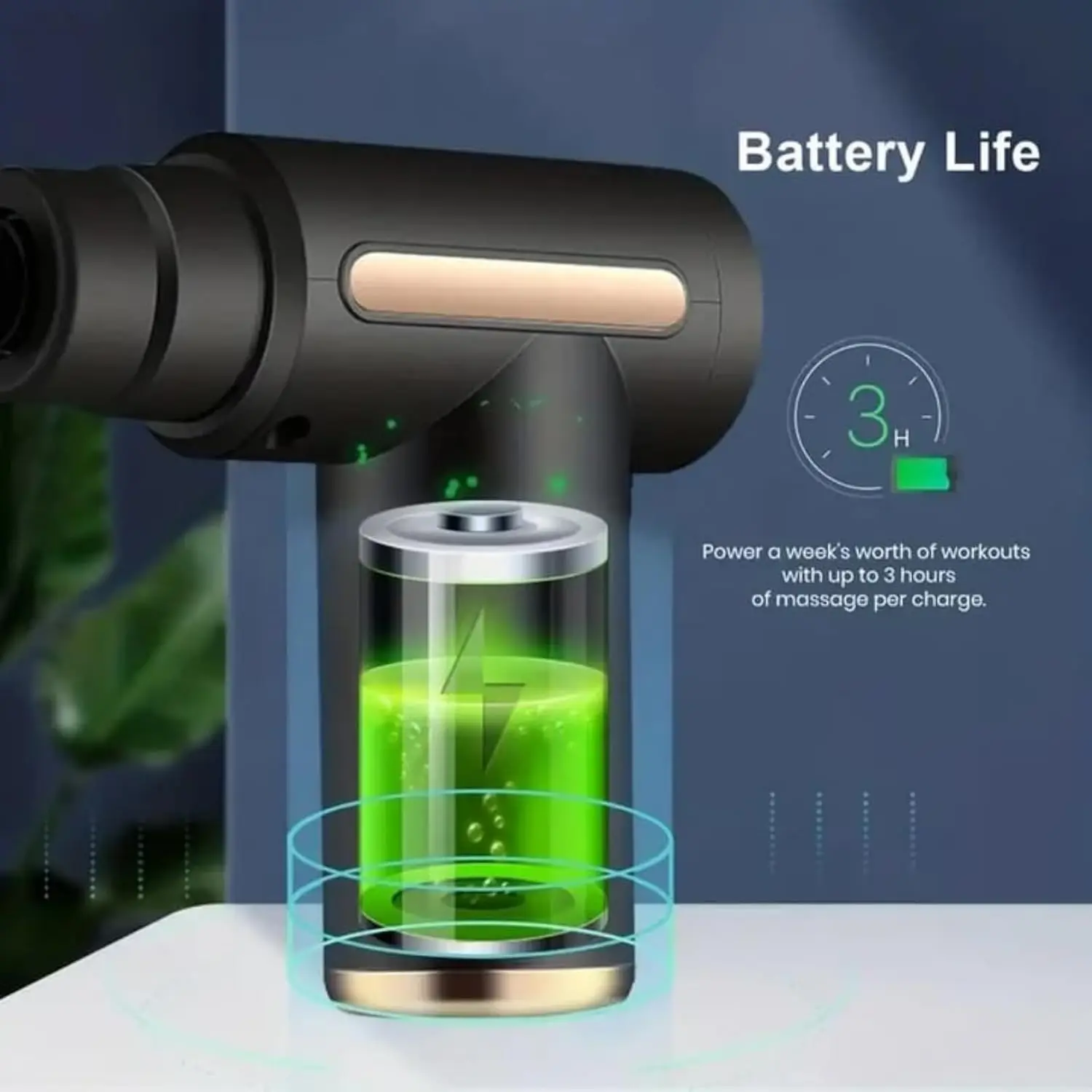 Rechargeable Deep Tissue Muscle Gun Massager Portable Mini Massage Gun for Athletes