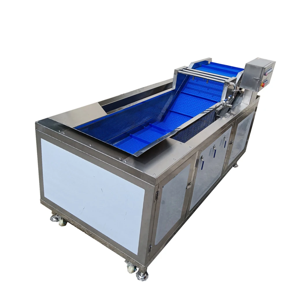 Stainless Steel Automatic Vegetable Washing Machine Bubble Ozone Fruit And Vegetable Cleaning Machine