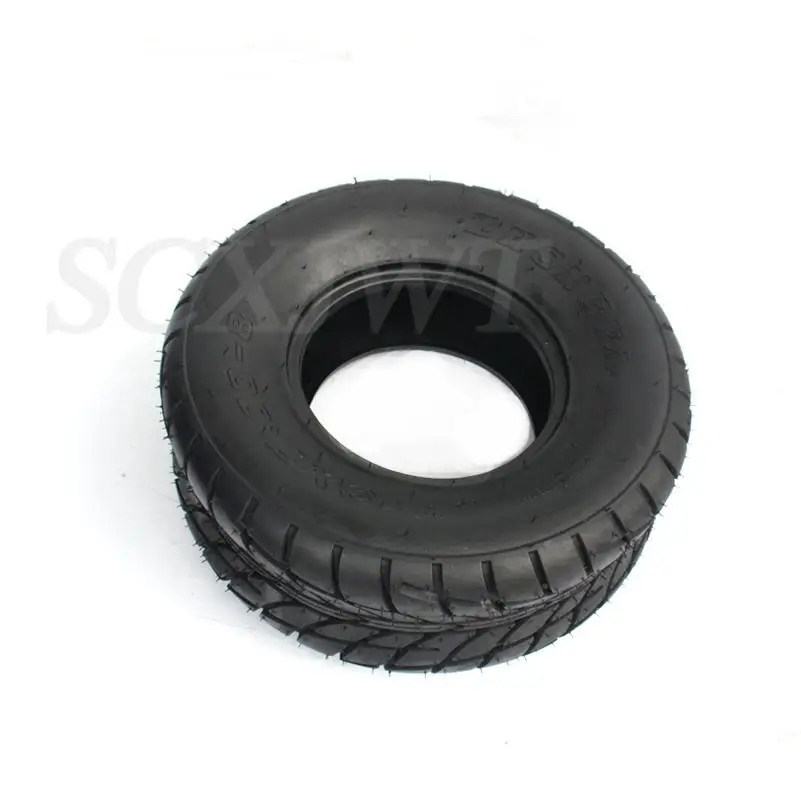 Tubeless tires front 19x7.00-8 rear 18x9.50-8 four-wheel kart ATV lawn car accessories butterfly flower outer tires