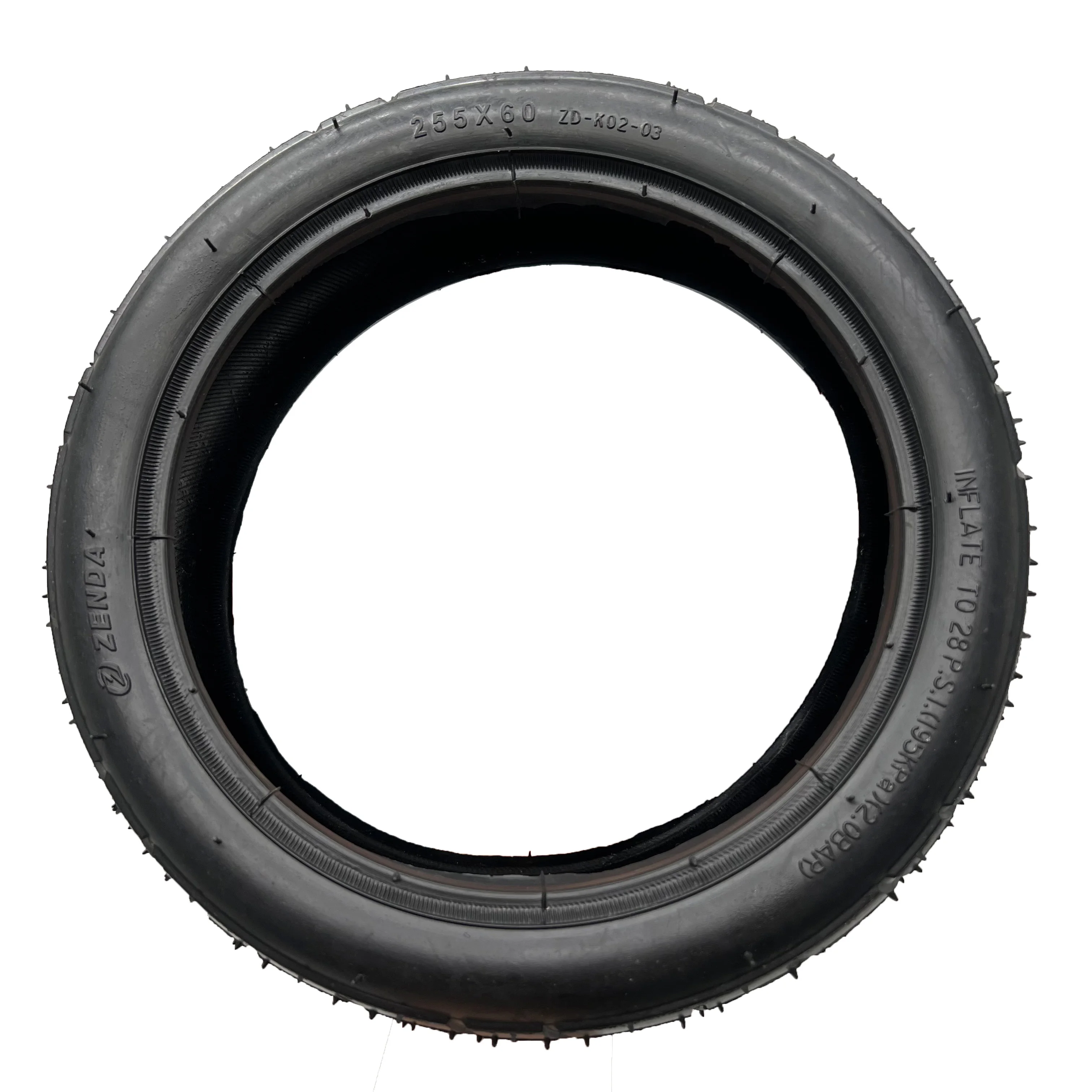 255x60mm Air Inflatable Rubber Wheels for Baby Go-Kart Tricycles & Electric Scooters Self-Balancing Features