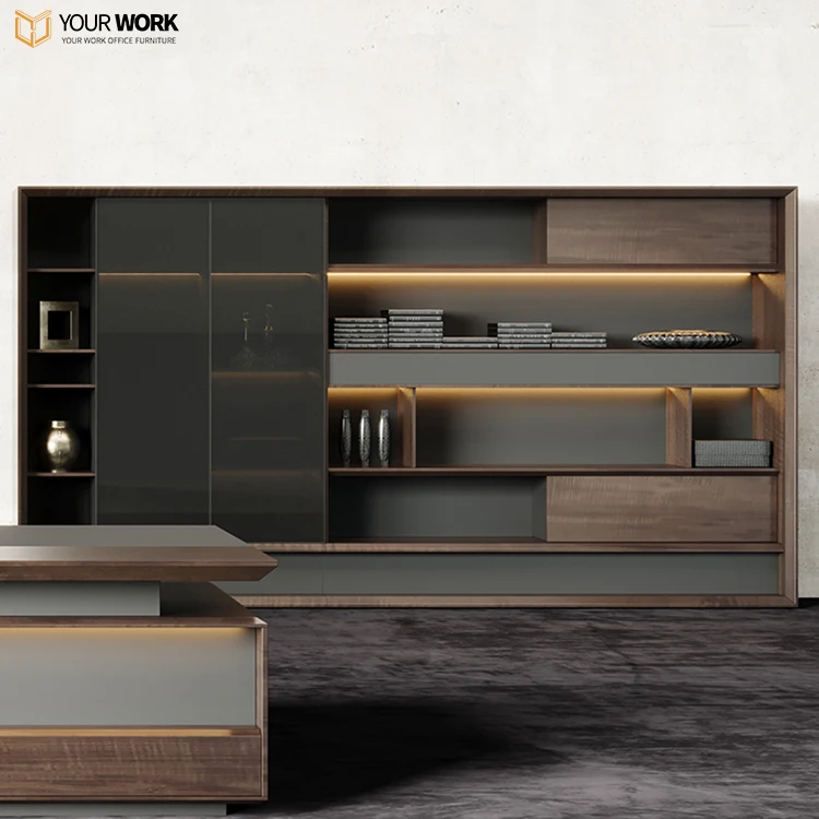 Современный дизайн офисной мебели картотечный шкаф E1 MDF для хранения документов Офисное