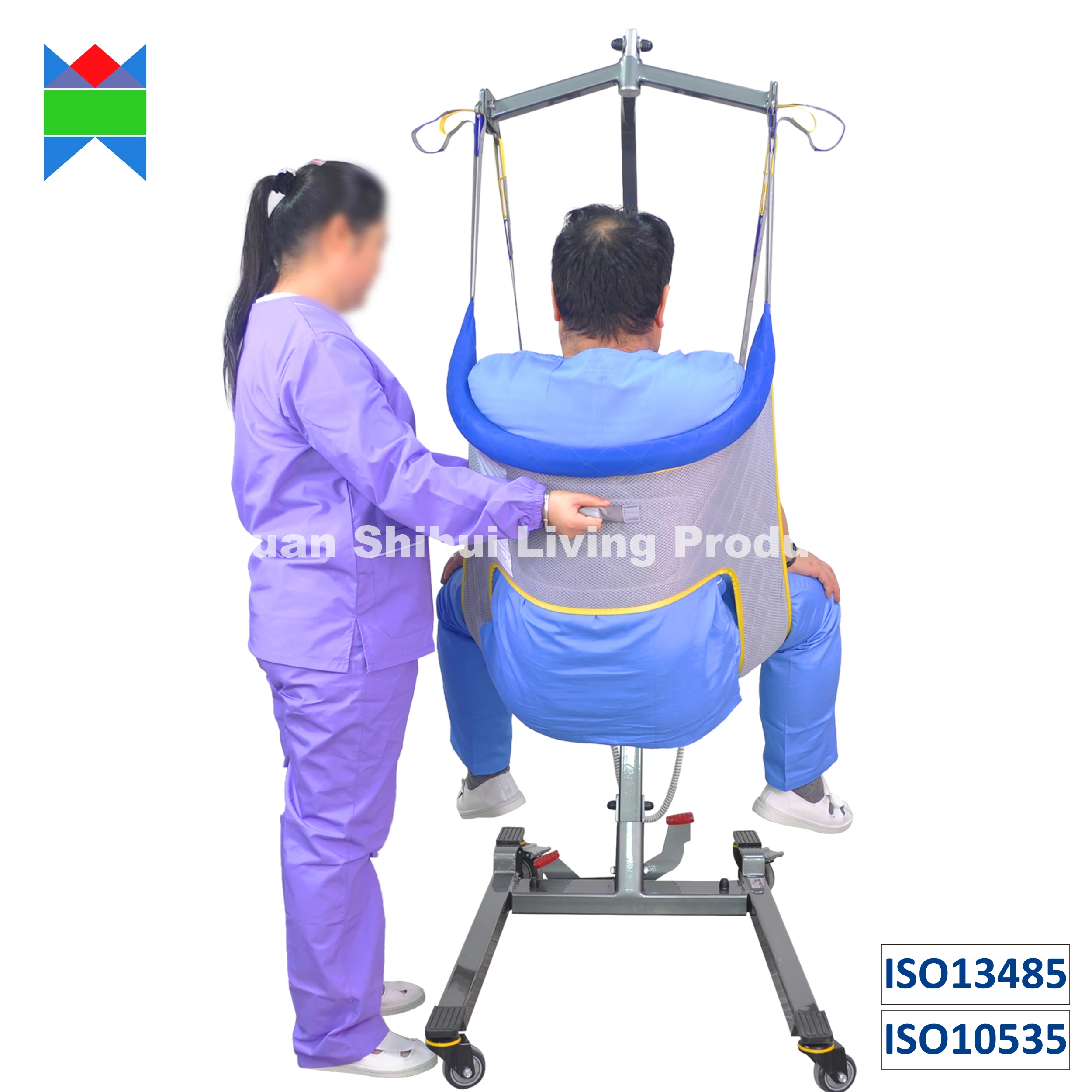 ISO13485 manufacture Patient Hygiene Sling For Aged and Disability lifting or transfer to toilet used with hoist