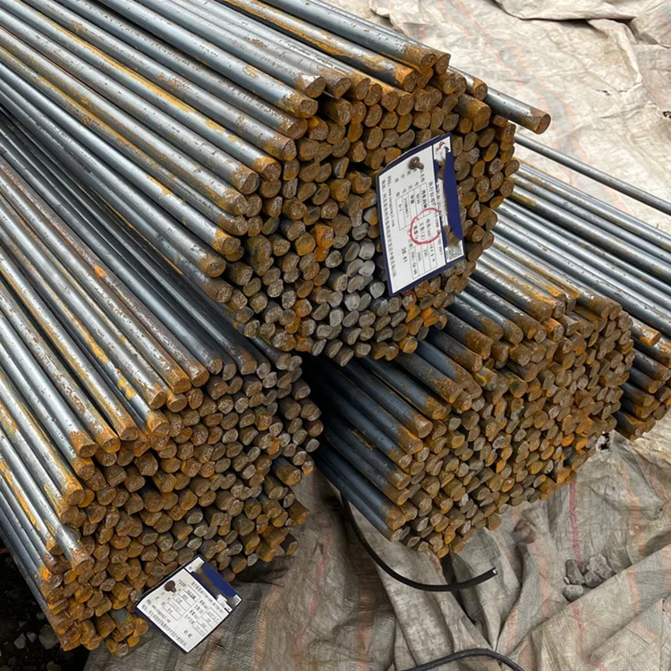 Black Carbon Steel Iron Bar 2023 Hot Selling a36 q195 q235b Round Rod Construction Concrete Iron Solid Bar