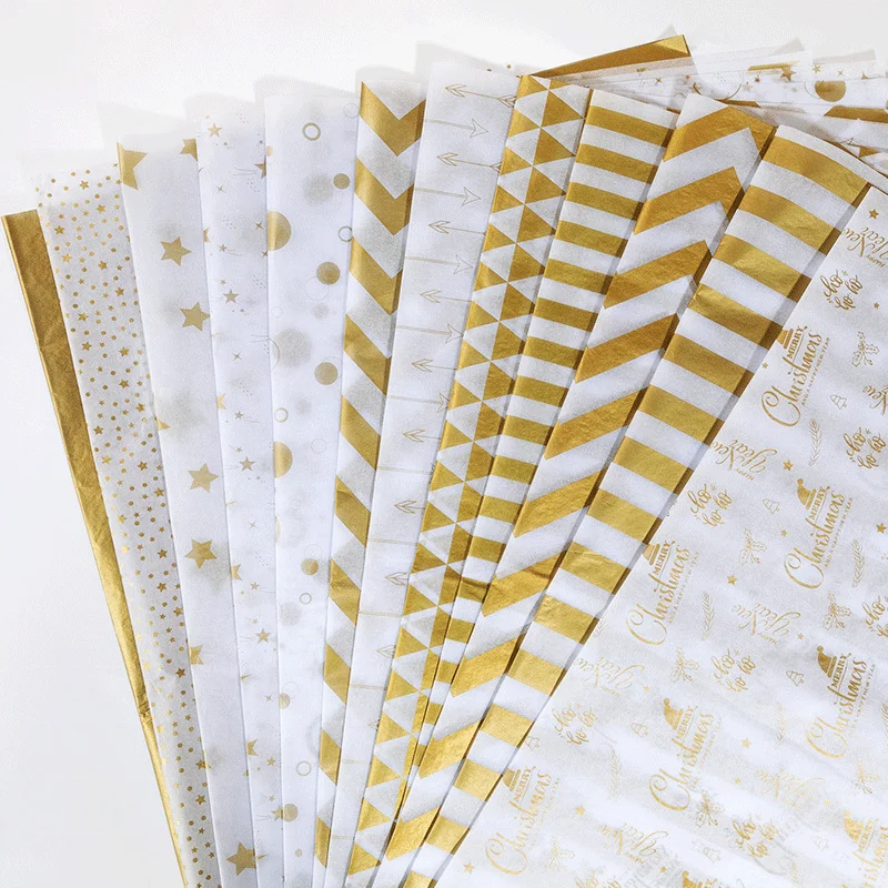 Custom Printed  Branded Color Shoe Box Clothing Christmas Gift Wrapping Tissue Paper Packaging