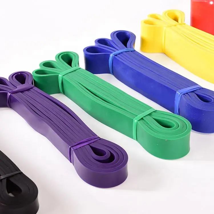 SANFAN High Quality Stretching Loop Latex Yoga Rubber Gym Resistance Exercise Bands