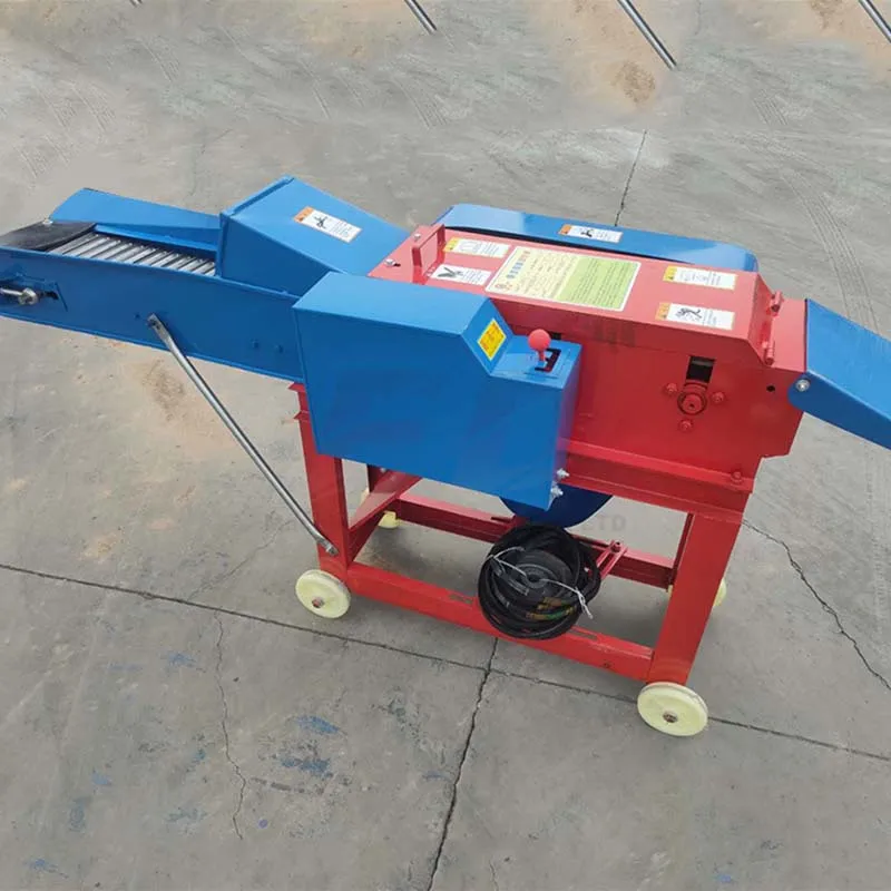 gasoline engine type grass chopper mini chaff cutter machine for animal feed