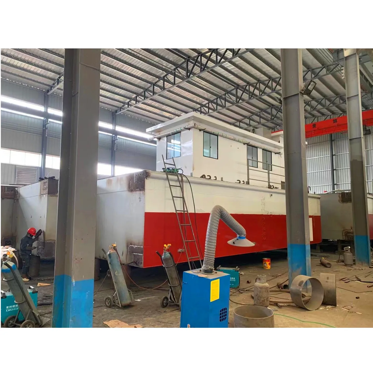 
Launch Manufacturing Jack-up Using floating Pontoon Platform Barge manufacturer 