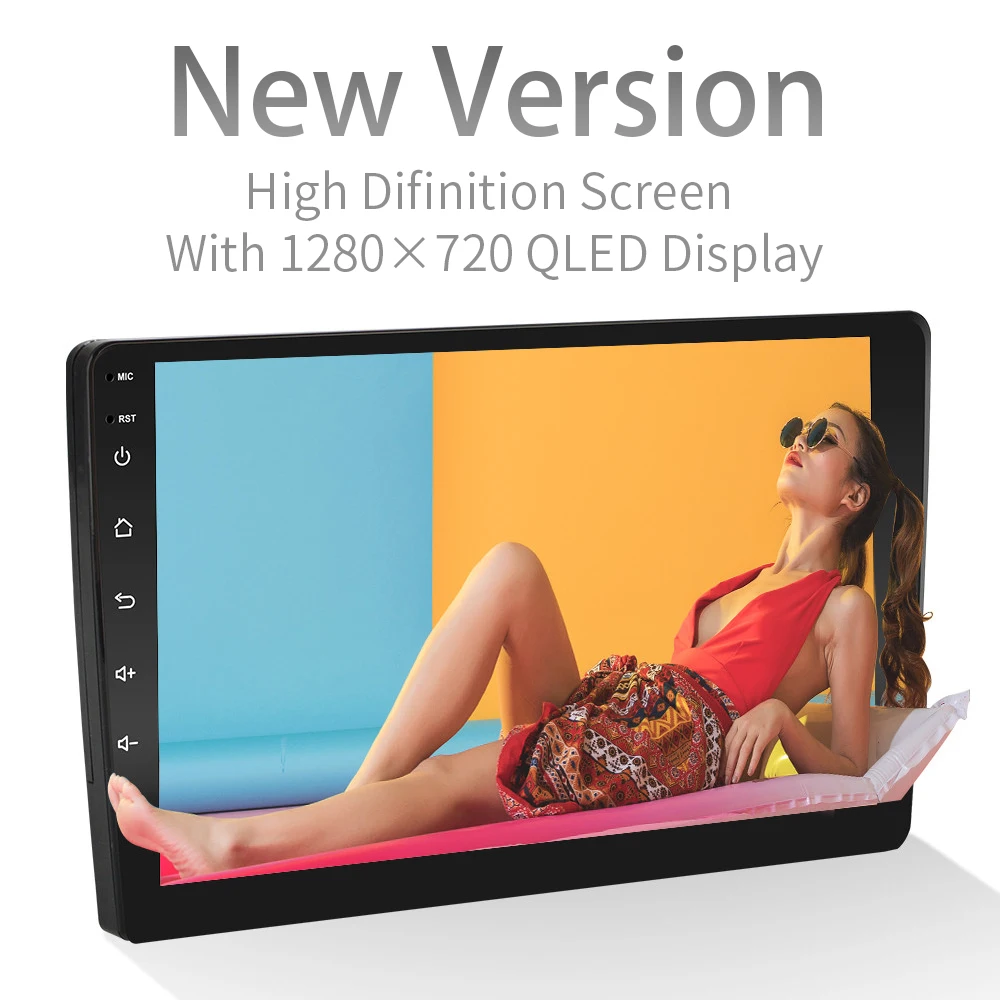 Touch screen 9 inch Android 10.0 Oct Core Car Radio 1280x720 GPS Navigation universal USB Player