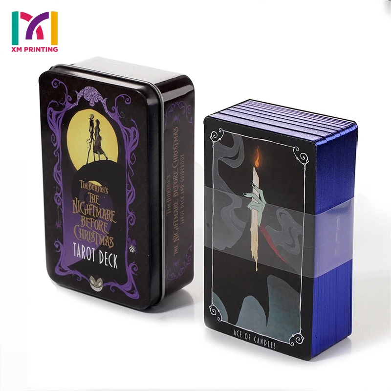 2024 With best quality Original Plastic Tarot Card 78 Pieces of Tarot Cards with Gold foil Waterproof Tarot Cards set