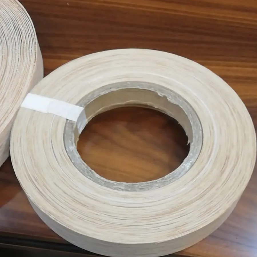 Real Wood Edge Banding Oak Walnut Veneer Edge Banding Tape for Plywood Furniture