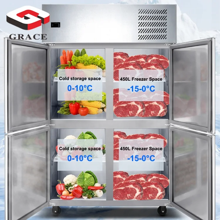 Коммерческий дисплей Grace холодильник со стеклянной дверцей для пива охладитель и