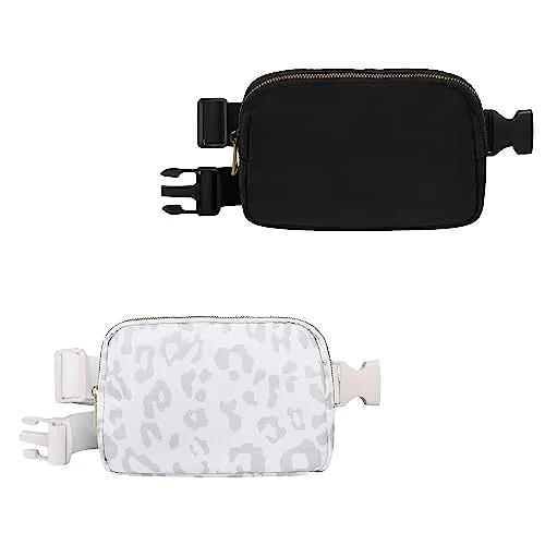 New Fashion Lightweight Lulu Nylon Travel Fanny Pack Crossbody Chest Belt Bag Custom Waterproof Waist Bag with Adjustable Strap