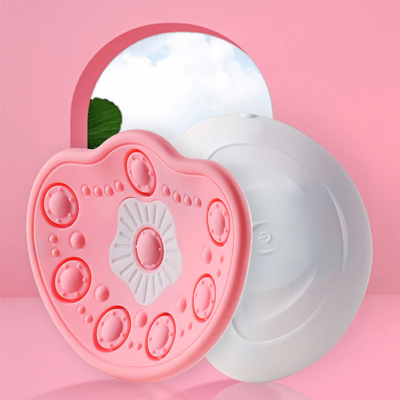 Hot Sale USB Rechargeable Vibration Electric LED Breast Massager Bra for Women