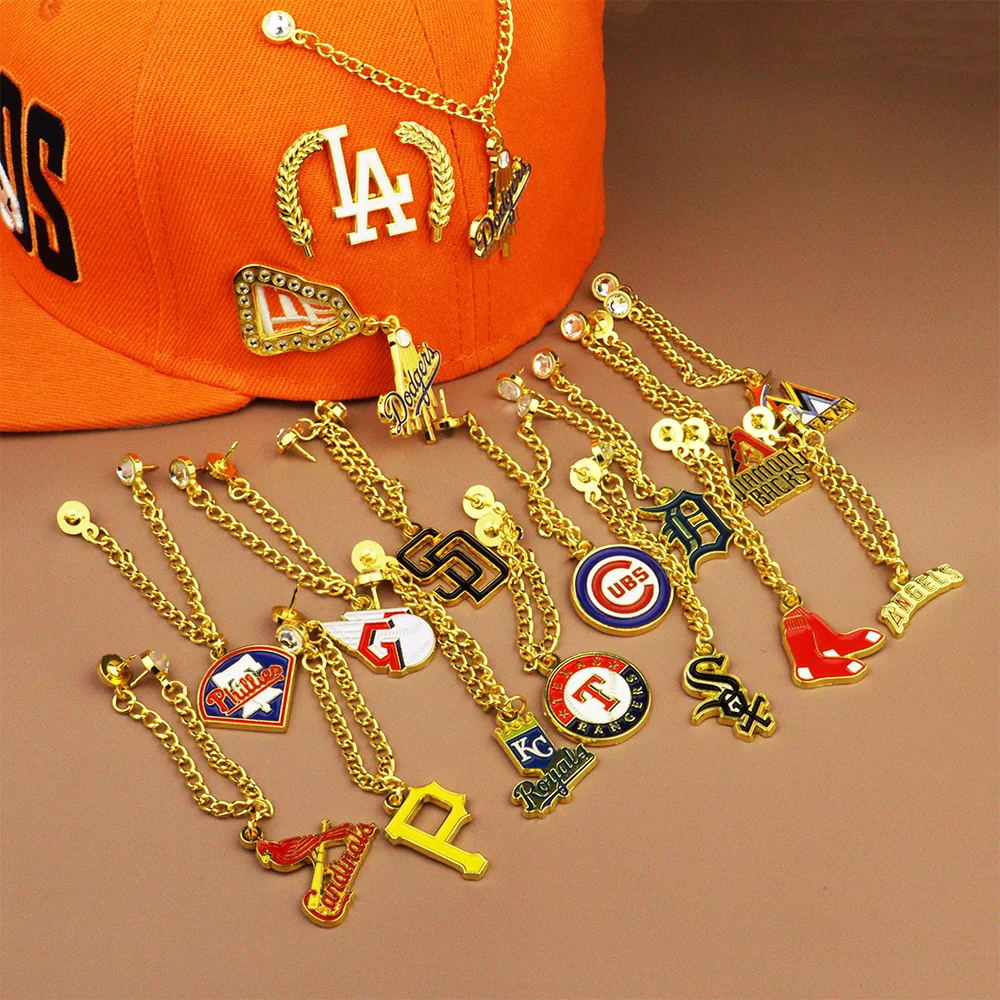 wholesale pines para gorras new baseball hat decoration pendant mexican hat chain pin