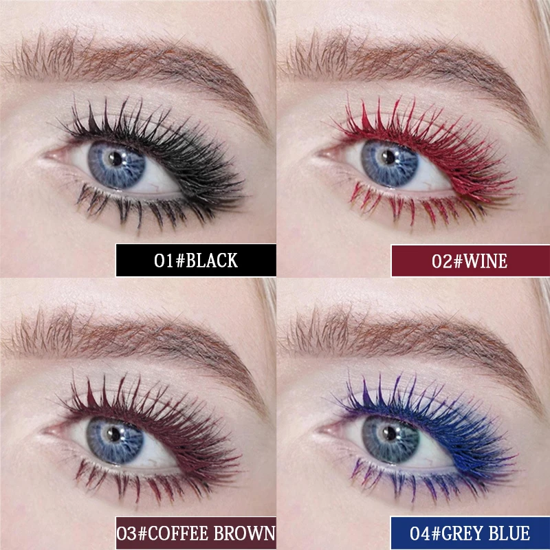 Painting Girl Thin Brush Mascara No Shading Mascara New Natural Anti-sweat Slim Thin Head Mascara Fine Waterproof
